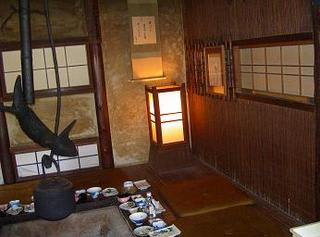 とがの木茶屋内