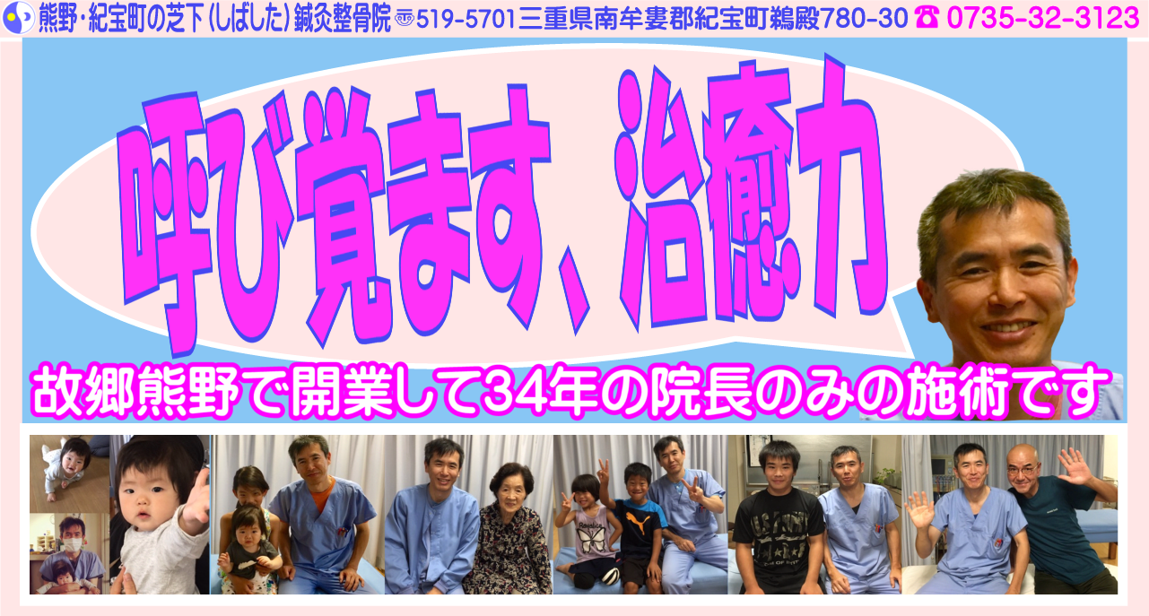 熊野・紀宝町の芝下（しばした）鍼灸整骨院